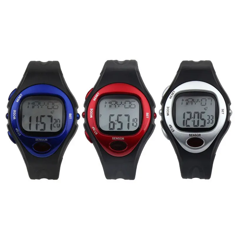 & Super Quality Fitness Healthy Digital Lcd Heart Rate Monitor Clock Calories Counter Sports Watch Clock 1