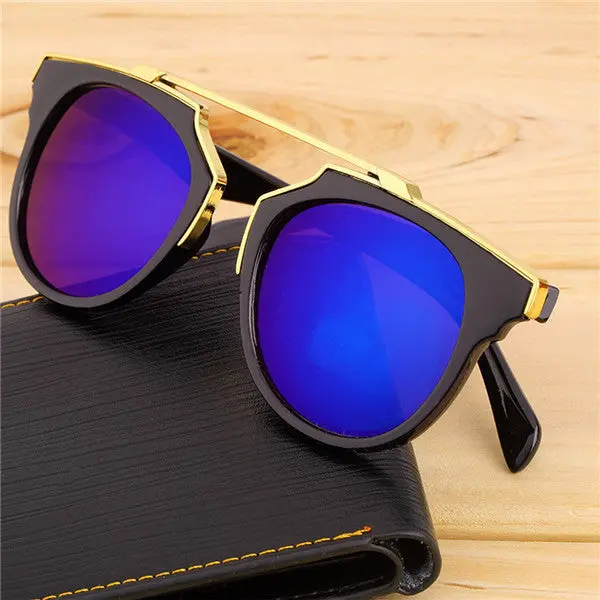 Super Starsunglasscat Eye Coating Sunglassesdesigner Vintage Sun Glasses Foroculos De Sol 4