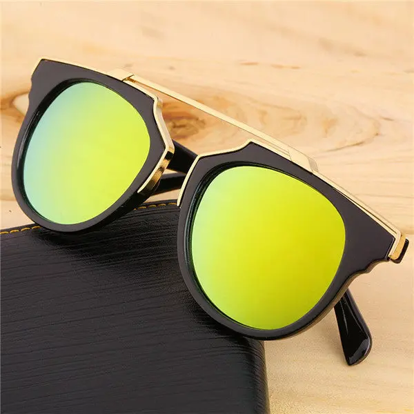 Super Starsunglasscat Eye Coating Sunglassesdesigner Vintage Sun Glasses Foroculos De Sol 5