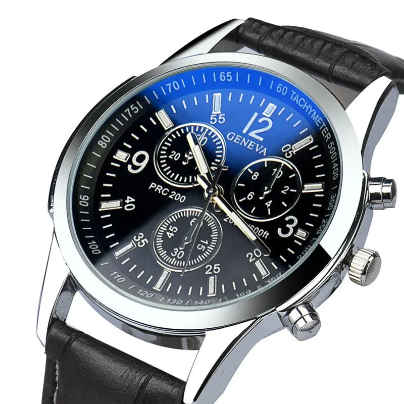 Susenstone Men's Wrist Watches 4 Style Luxury S Geneva Quartz Clock Montres Hommes Relogio Masculino 1