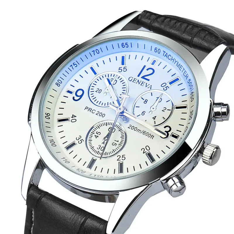 Susenstone Men's Wrist Watches 4 Style Luxury S Geneva Quartz Clock Montres Hommes Relogio Masculino 3