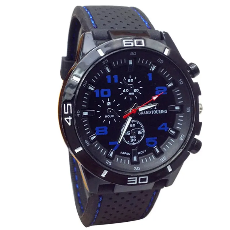 Susenstone Watch Men Waterproof Led Sports Military Watch Silicone Band Sport Quartz Wristwatch Fast Shipping 1