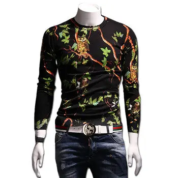 Sweaters And Pullovers Hombre Wear Casual Slim Fit Long Sleeved O Neck Knitted Sweaters 1