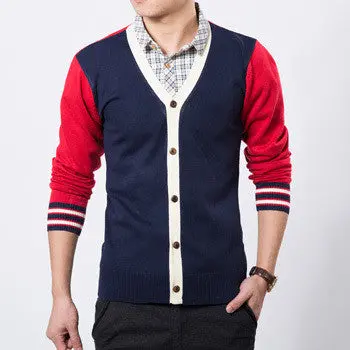 Sweaterss V-Neck Cashmerecardigansslim Fit M-Xxl 1
