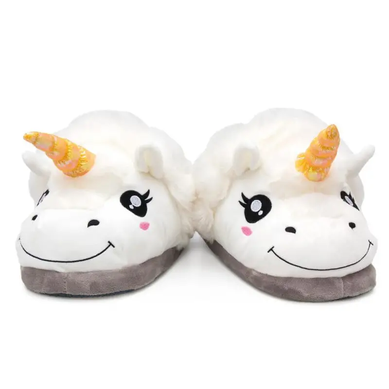 Sweet Plush Cartoon Creative Men Women Slippers House Shoes Anti-Skid Soft Warmer Indoor Slippers Free Size 1