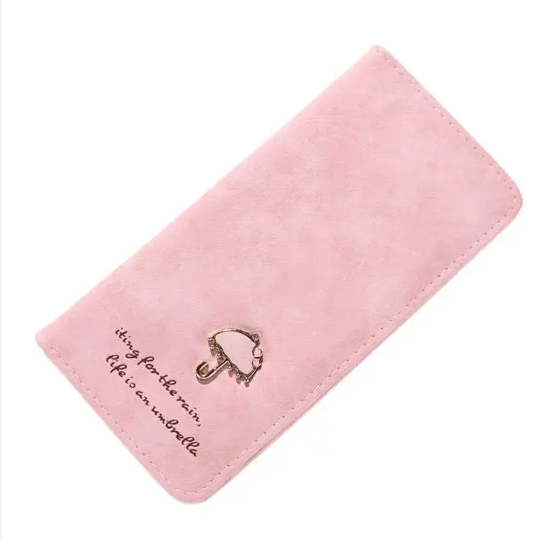 Sweet Umbrella Ladies Wallet Long Purse 12 Cards Holder Protector 7 Colors Fashion New Wallets Purses 7