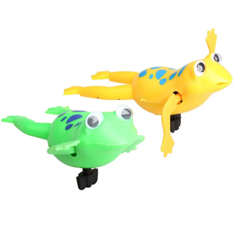 Swimming Frog Battery Operated Pool Cute Bath Toys Wind-Up Swim Frogs Kids Toy 1