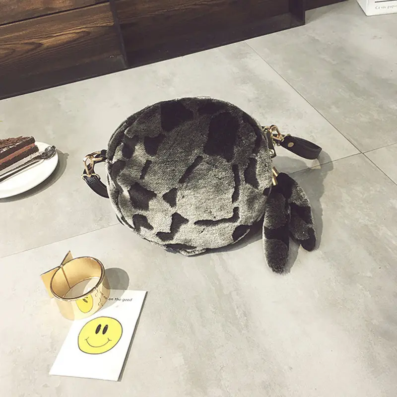 Synthesic Fur Plush Women Bag Luxury Hbags Designer Clutch Crossbody Shoulder Women Messenger Bags Tote Bolsos 3