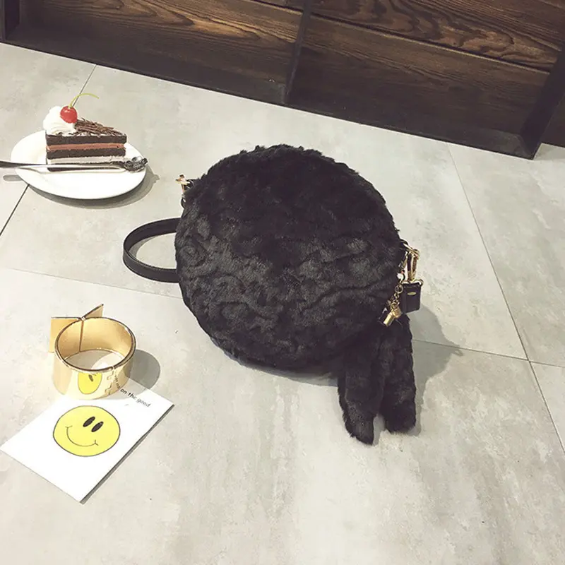 Synthesic Fur Plush Women Bag Luxury Hbags Designer Clutch Crossbody Shoulder Women Messenger Bags Tote Bolsos 5