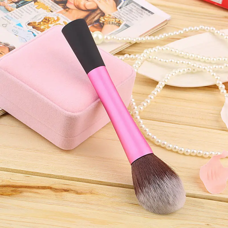 Synthetic Fiber Cosmetic Powder Blush Foundation Makeup Tapered Brushes 1