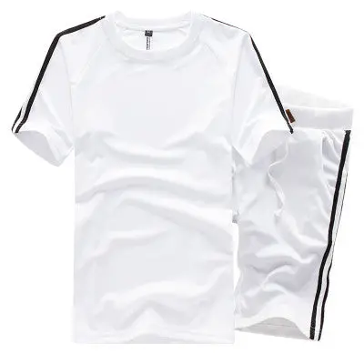 T Shirts+Shorts Casual Slim Fit Large Size Suits Sportswear Settrousers Hombre Outwear 1