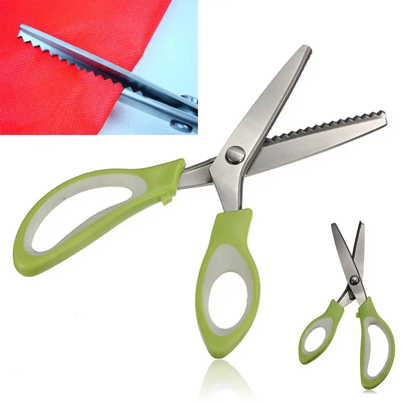 Tailor Upholstery Fabric Meterial Craft Sewing Dressmaking Pinking Scissor Shear 84390 1