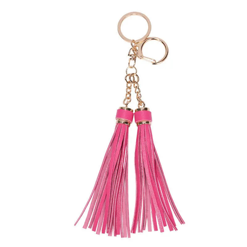 Tassel Keychain Car Bag Handbag Key Ring Car Key Small Pendant Best Friends Key-Rings Feida 3