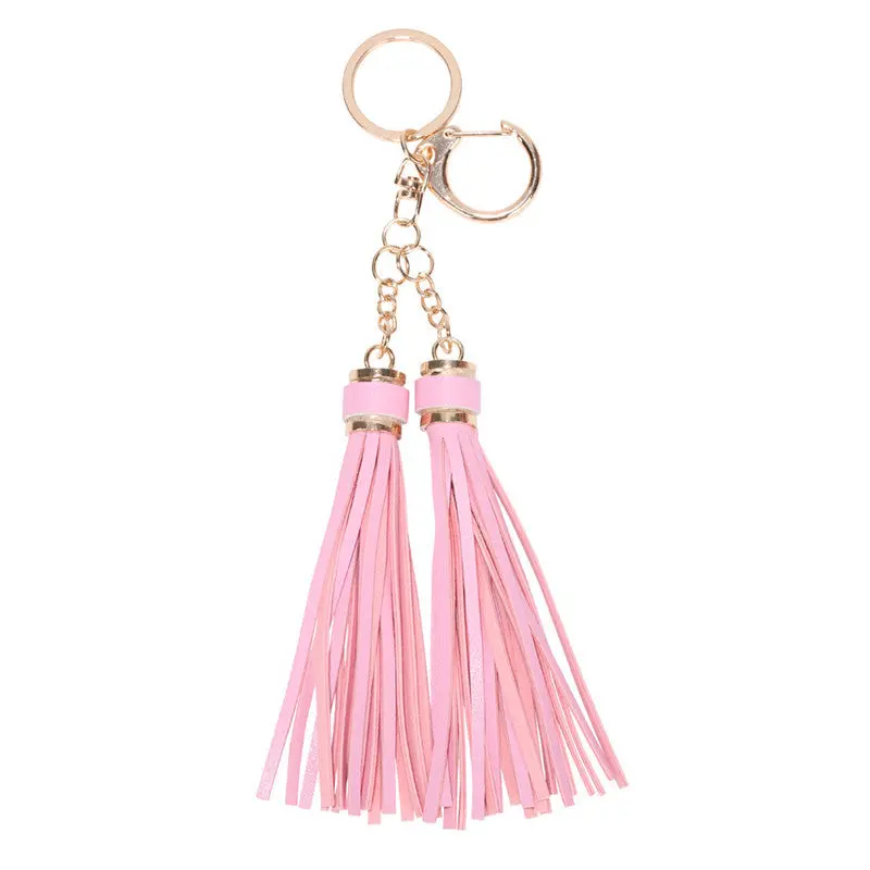 Tassel Keychain Car Bag Handbag Key Ring Car Key Small Pendant Best Friends Key-Rings Feida 4