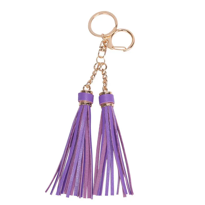 Tassel Keychain Car Bag Handbag Key Ring Car Key Small Pendant Best Friends Key-Rings Feida 5