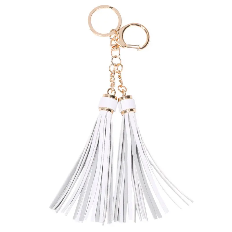 Tassel Keychain Car Bag Handbag Key Ring Car Key Small Pendant Best Friends Key-Rings Feida 6