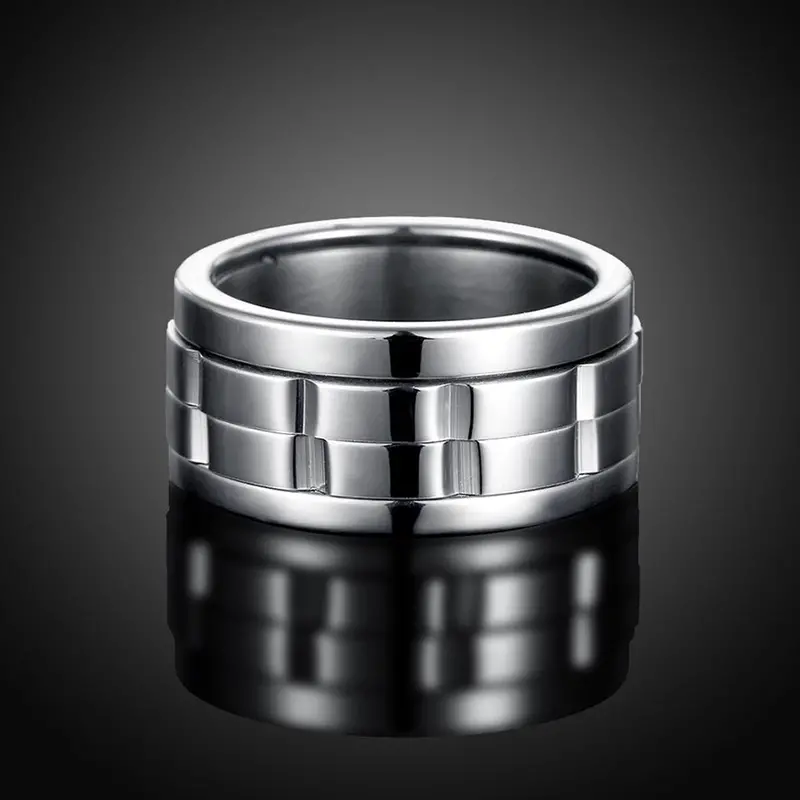 Tgr009-A Fashion Titanium Steel Ring Jewelry Punk Stainless Steel Ring For Men Brand Jewelry Engagement Male Jewelry Gift 3