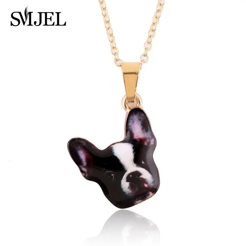 The Boston Terrier Animal Pendant Necklace Lovely Pet Dog Necklace Oxl001 2
