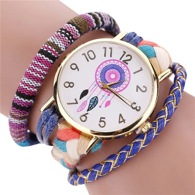 The Sleek Stylish And Chic Knit Bracelet Watch Girl Watch Decorative Ladies Wrist Watch Montre Women Sport Watches Feida 1