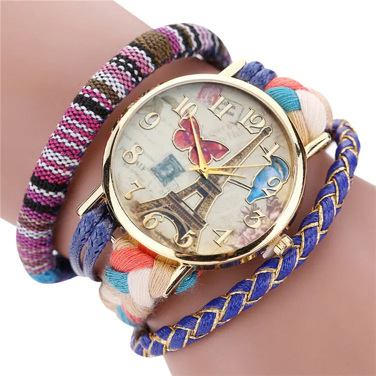 The Sleek Stylish And Chic Knit Women Bracelet Watch Ladies Decorative Ladies Watches Luxury Watches Bracelet Feida 1