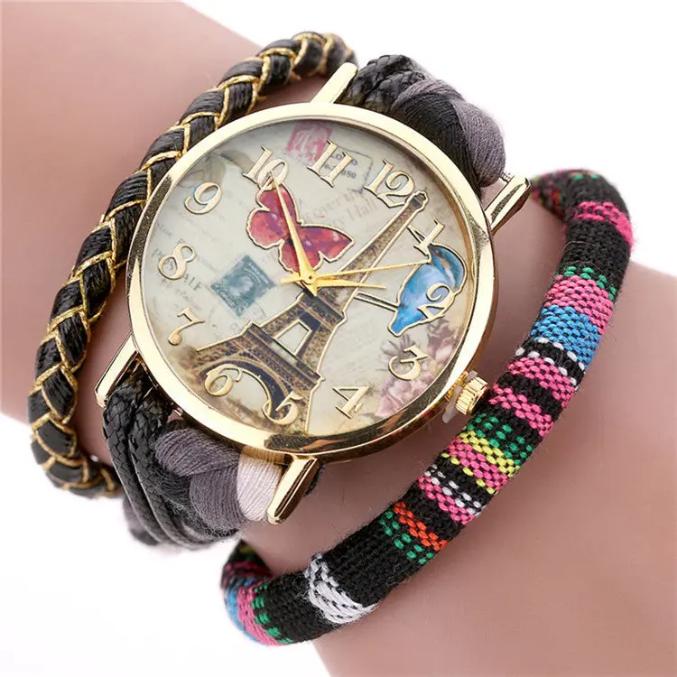 The Sleek Stylish And Chic Knit Women Bracelet Watch Ladies Decorative Ladies Watches Luxury Watches Bracelet Feida 2