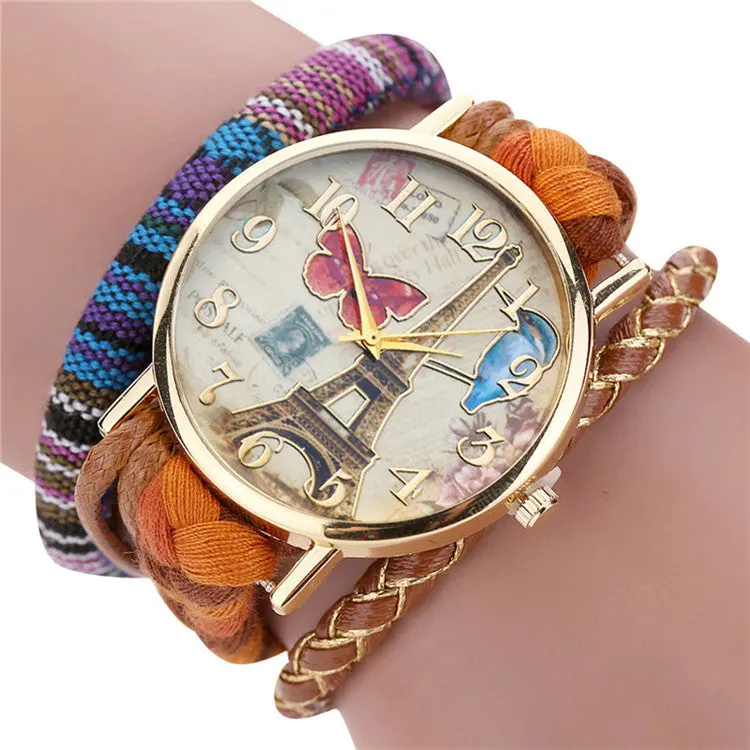 The Sleek Stylish And Chic Knit Women Bracelet Watch Ladies Decorative Ladies Watches Luxury Watches Bracelet Feida 4