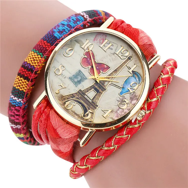 The Sleek Stylish And Chic Knit Women Bracelet Watch Ladies Decorative Ladies Watches Luxury Watches Bracelet Feida 5