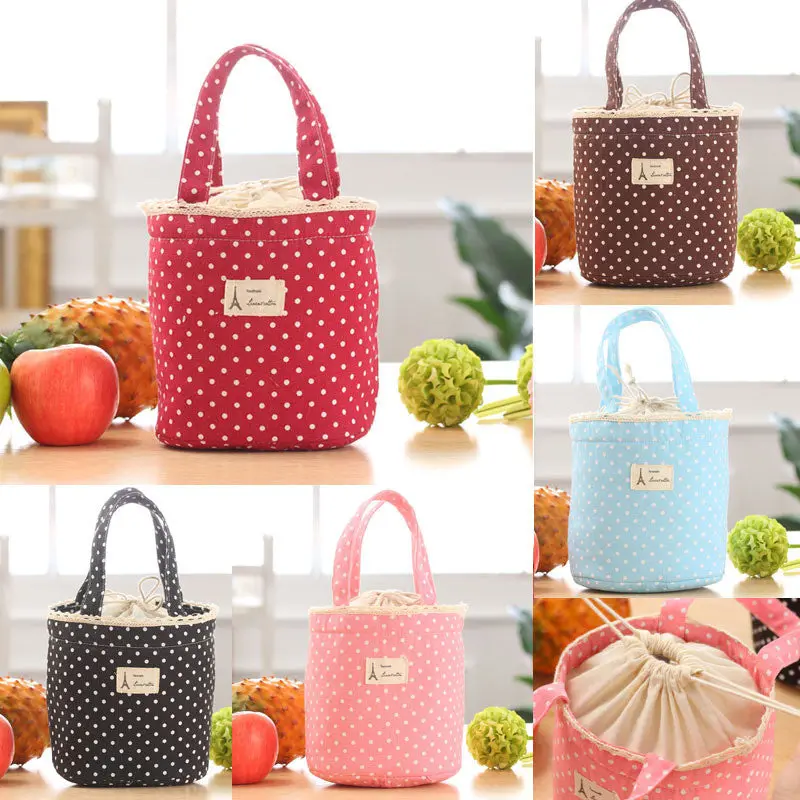 Thermal Insulated Lunch Box Cooler Bag Tote Bento Pouch Lunch Container 1