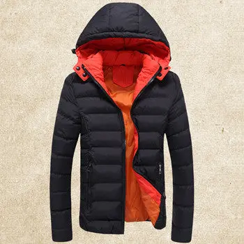 Thick Hooded Downs Jackets Warm Coats Slim Fit Downparkas Plus Size 1