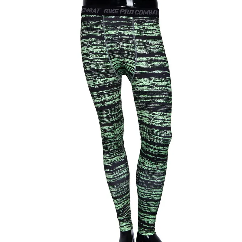 Thin Men Tights Pants Pro Compression Elastic Pants Feida 5