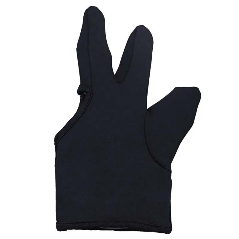 Three Fingers Glove Hair Hairdressing Heat Resistant Finger Glove Black Straightening Curling 1
