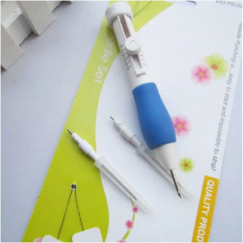 Three Sized Embroidery Stitching Needle Punching Punch Craft Tool Kit 2 Threader 53358 1