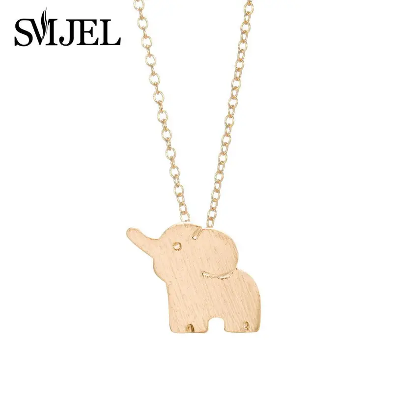 Tiny Lucky Elephant Necklace Jewelry Animal Necklace N042 1