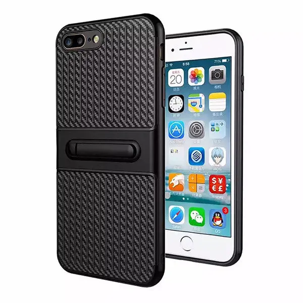 Tmalltide 2 In 1 Ultra-Thin Shockproof Tpu + Pc Kickstand Holder Phone Case Cover For Iphone 5S 6 6S 7 Plus Cases Covers 1