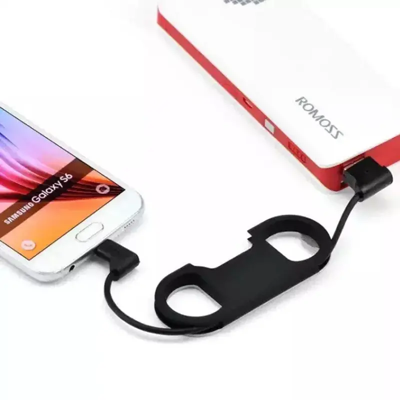 Tmalltide Bottle Opener Shape Phone Cable For Iphone 5S 6S 7 Plus Micro Usb Charging Cables For Samsung Android For Huawei 1