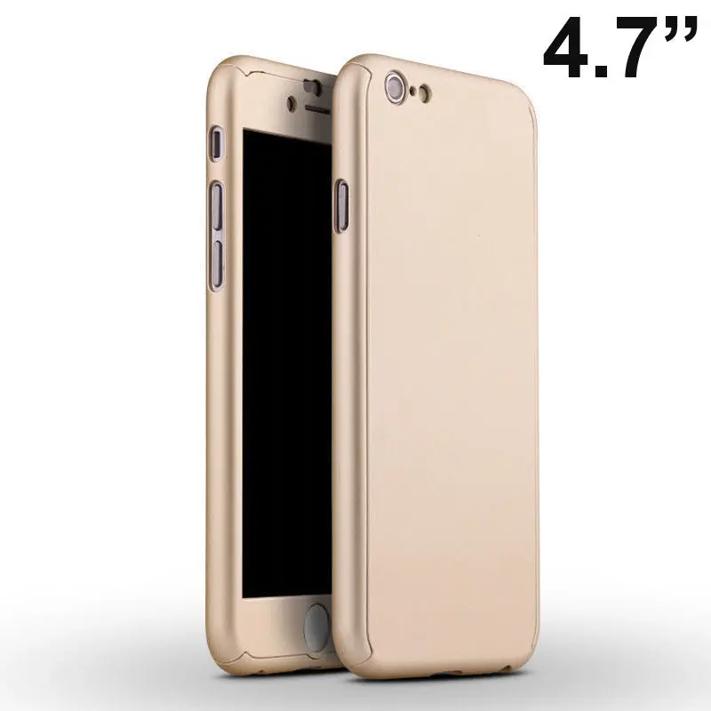 Tmalltide Case For Iphone 6 Plus Case Cover Shockproof + Tempered Glass Screen Protector Film For Iphone 6 6S Plus Cases Cover 1
