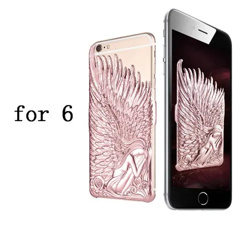 Tmalltide Cover Case For Iphone 6 6S Plus Case Angel Wing Hard Thin Pc Case Cover For Iphone 6 6S 4.7" Plus 5.5" 3