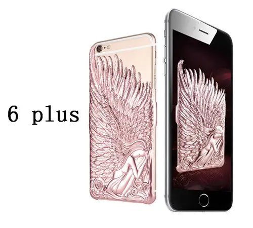 Tmalltide Cover Case For Iphone 6 6S Plus Case Angel Wing Hard Thin Pc Case Cover For Iphone 6 6S 4.7" Plus 5.5" 7