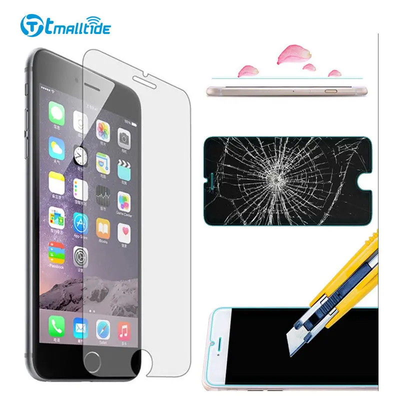 Tmalltide For Iphone 5/5S 6 6S 4.7 Plus 5.5 Anti-Explosion Temper Glass Screen Protector 1