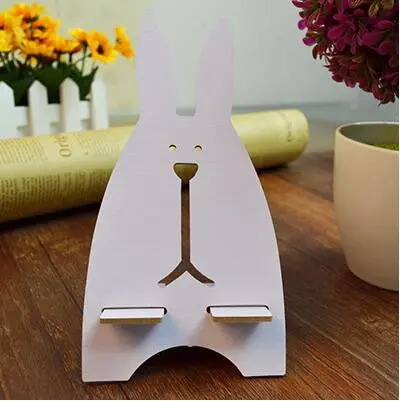 Tmalltide Mobile Phone Holder Stands For Iphone 6S 7/7Plus Cute Bunny Universal Support For Iphone For Sumsung Holder Stands 1