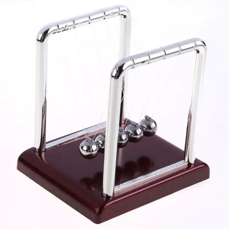 Ton Cradle Toy Physic School Educational Supplies Cradle Steel Balance Ball Teaching Science Desk Toys Kit 1