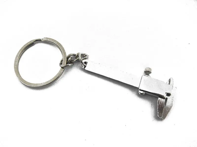 Tool Organizers Key Holder Movable Vernier Caliper Ruler Model Keychain Key Chain Keyring Keyfob Feida 2