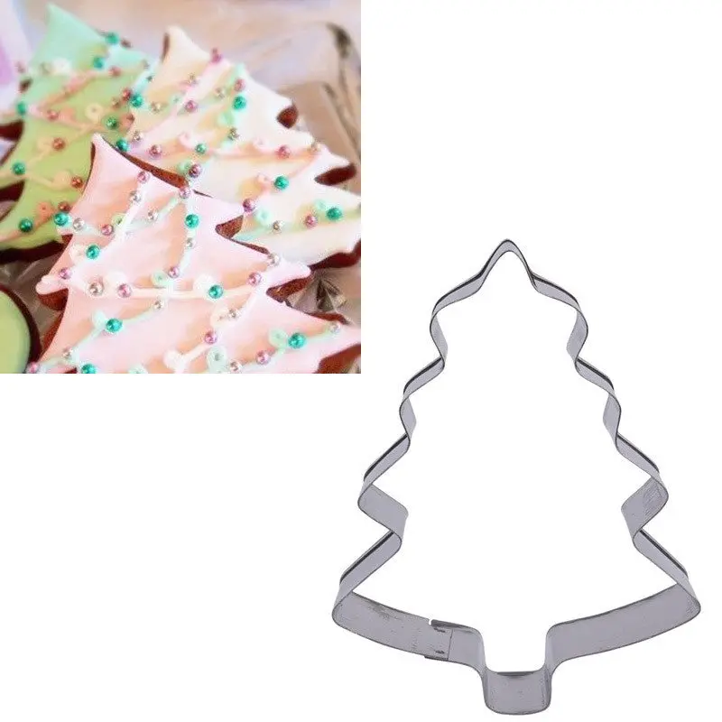 Top Christmas Tree Metal Cutter Sugarcraft Candy Cookie Making Molds 70225 1