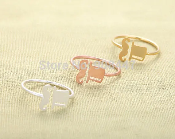 Top Hat With Mustache Ring,Adjustable Rings,Knuckle Ring,Cute Ring R211 1