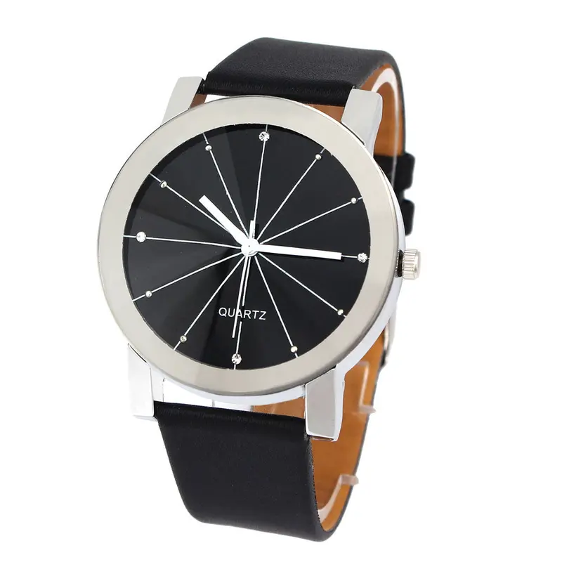 Top Luxury Business Watch Men / Women Sport Quartz Clock Leather Wristwatches Relogio Masculino Reloj 1