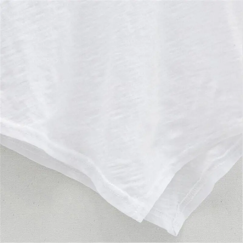 Tops Cotton Short Sleeve Off Shoulder Tee Shirt Femme Solid Women Tops Camisetas Irregular Hem T Shirts For Women 9