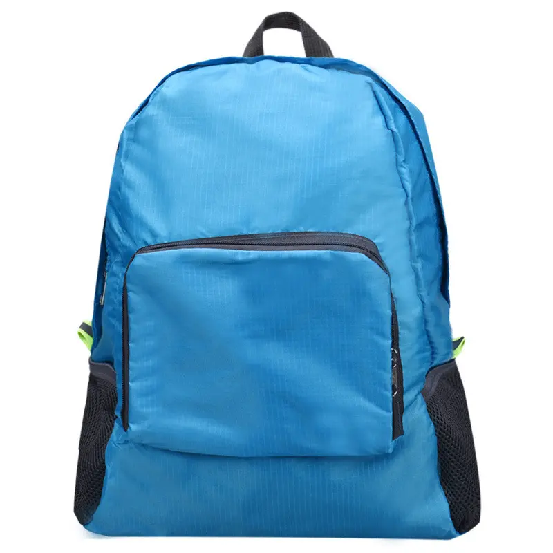 Travel Portable Folding Shoulder Bag Rucksack Women Men's Backpack Women's Solid Schoolbag For Teenagers 1