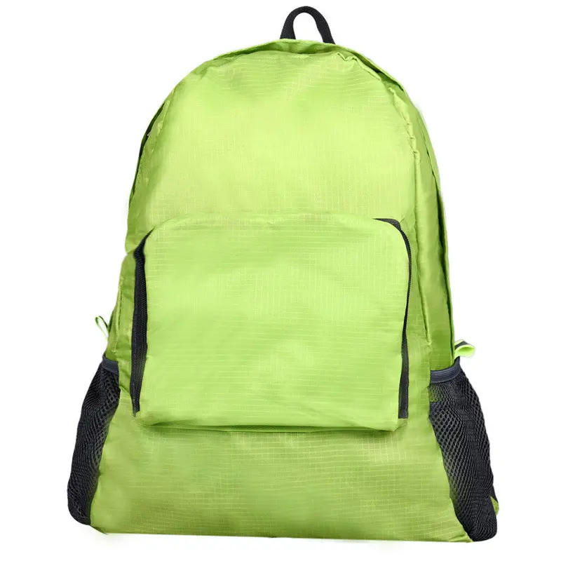 Travel Portable Folding Shoulder Bag Rucksack Women Men's Backpack Women's Solid Schoolbag For Teenagers 2