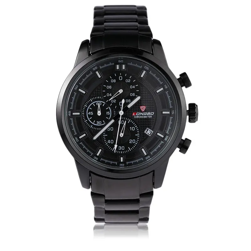 Trendy Business Casual Sport Type Stainless Steel Able Design Six Pin Date Quartz Wrist Watches 1