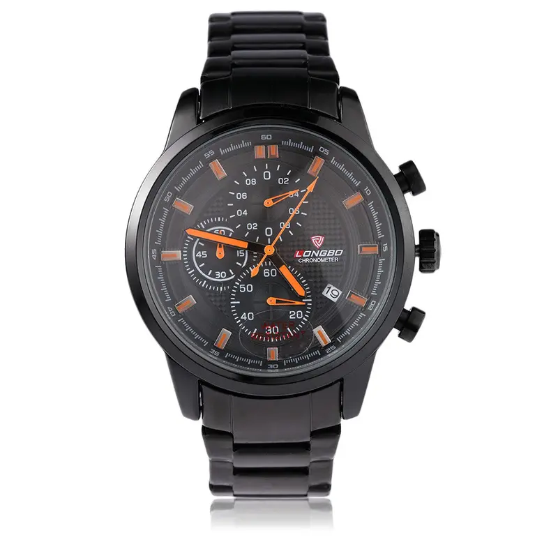 Trendy Business Casual Sport Type Stainless Steel Able Design Six Pin Date Quartz Wrist Watches 2